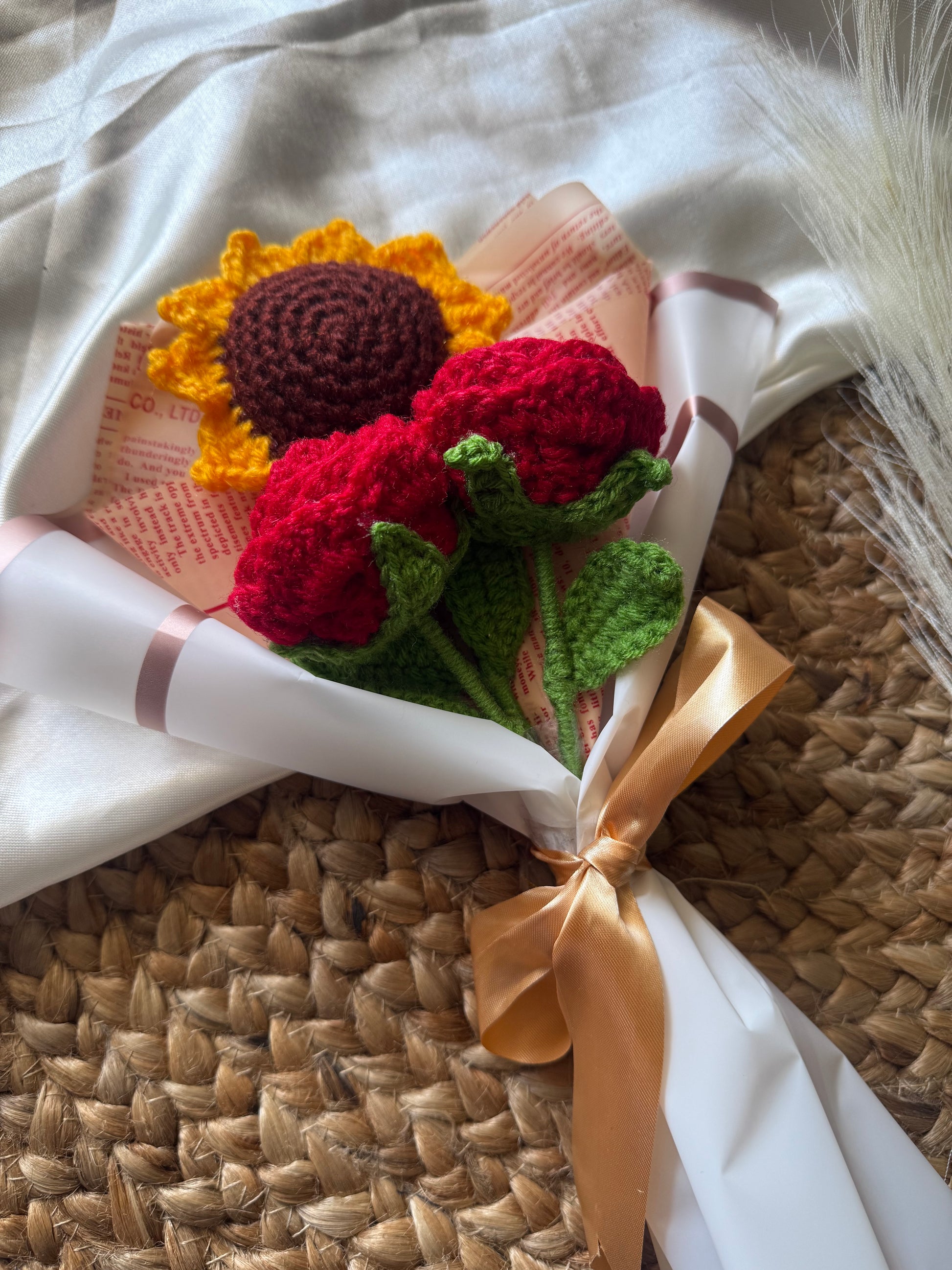 Sunflower and rose Bouquet