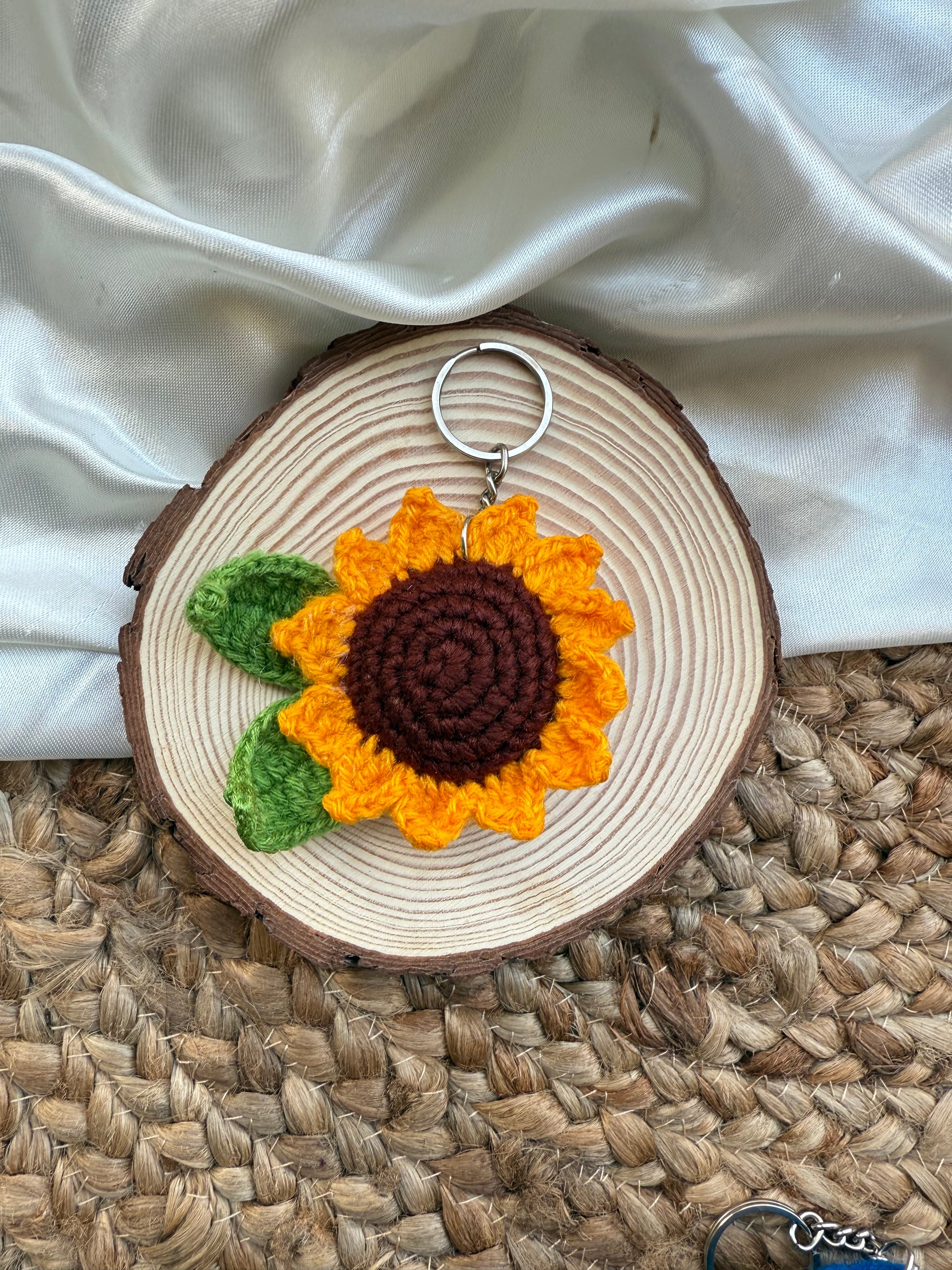 Sunflower Keyring