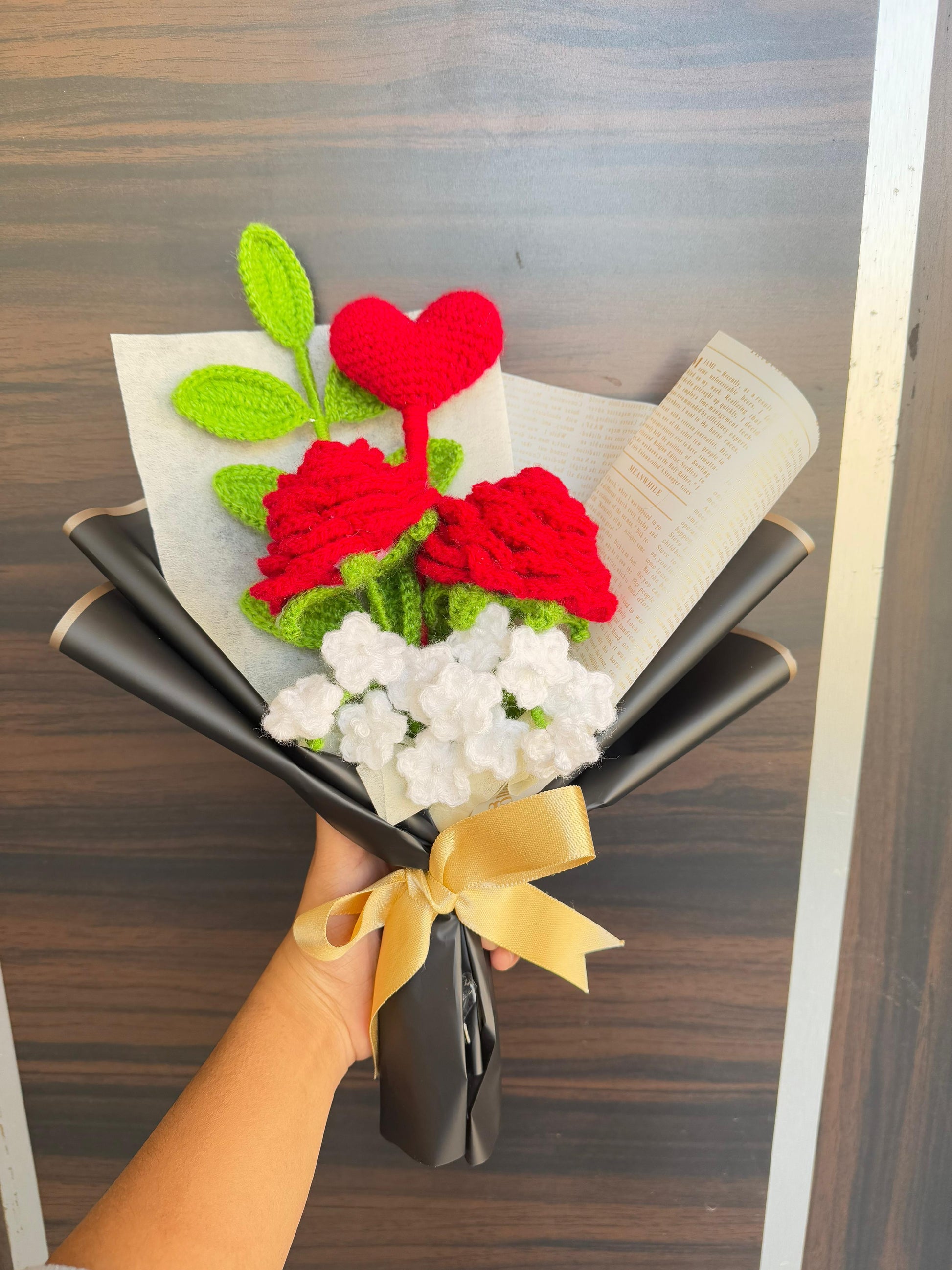 Roses with Heart Bouquet