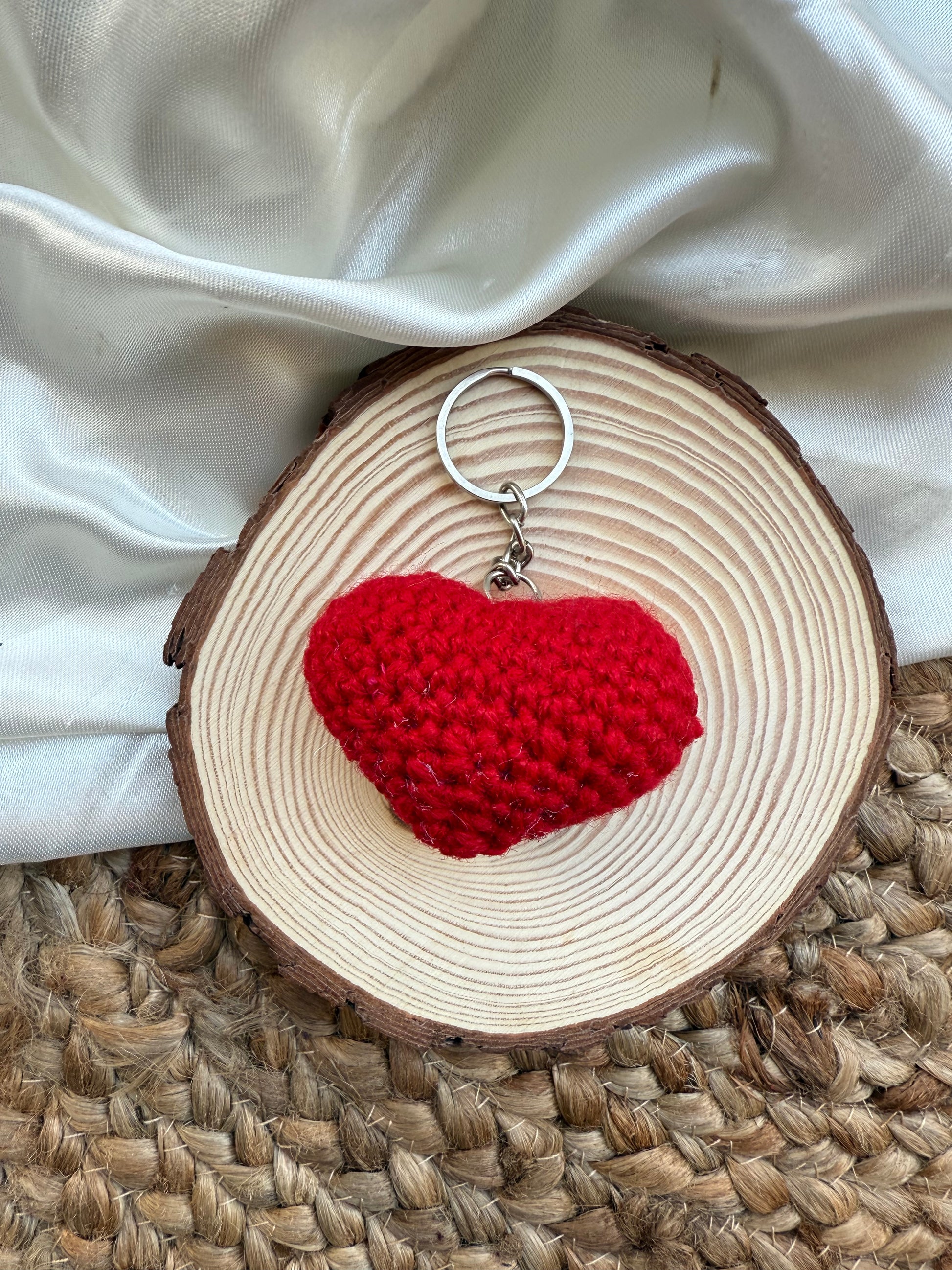 Heart keyring