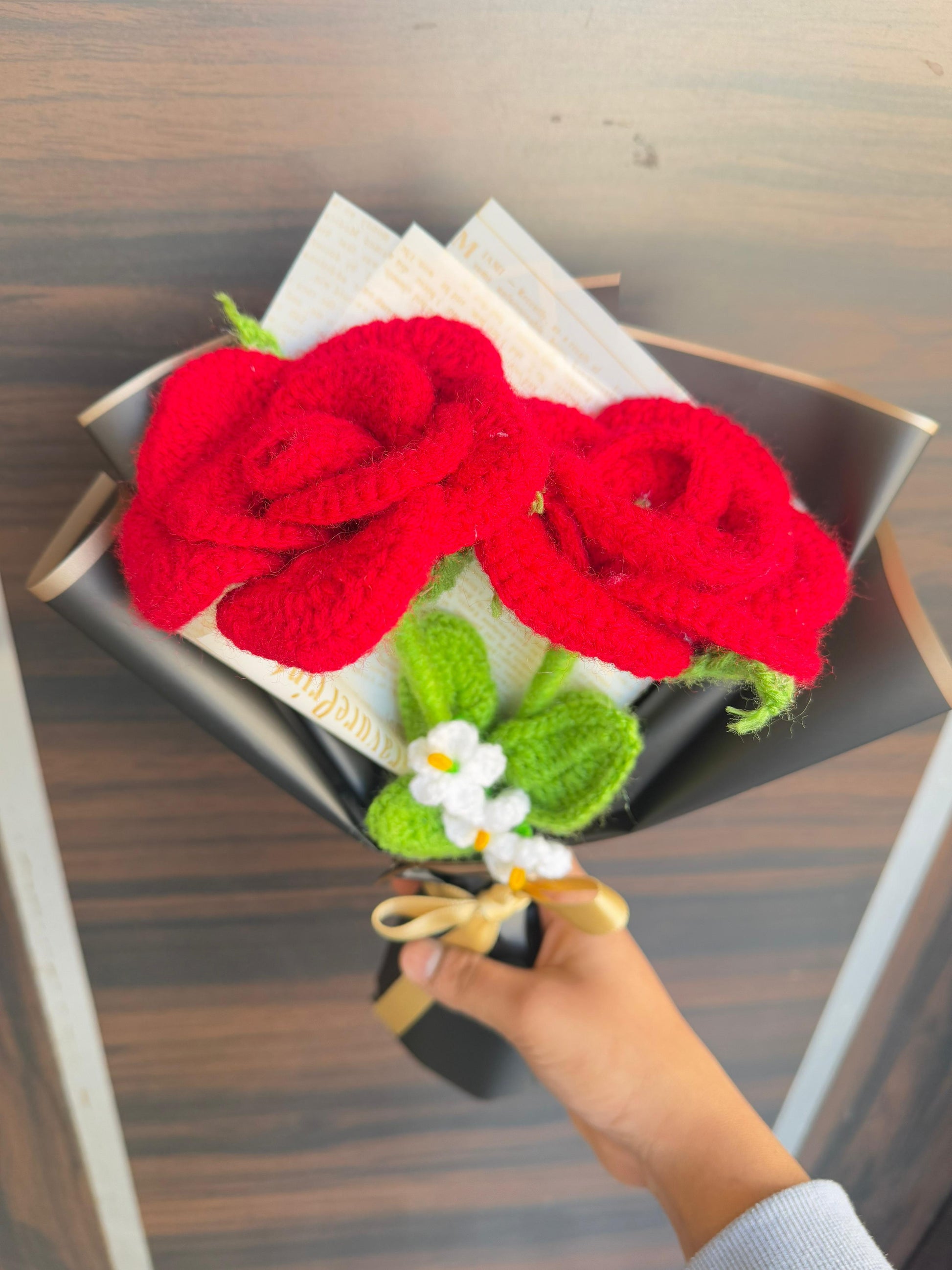 Double Jumbo Rose Bouquet