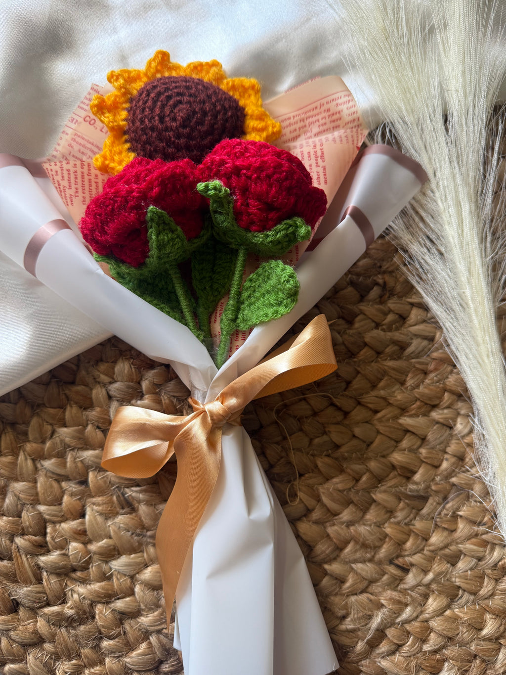 Sunflower and rose Bouquet